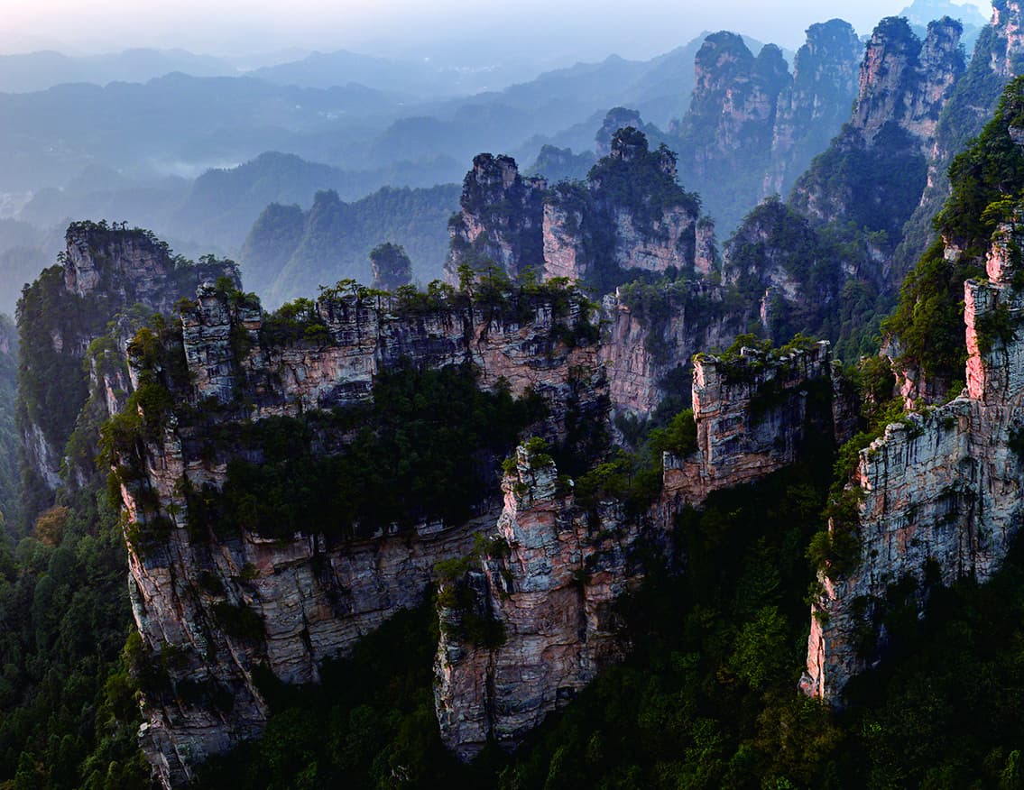 Official Natural Great Wall photograph from Yangjiajie